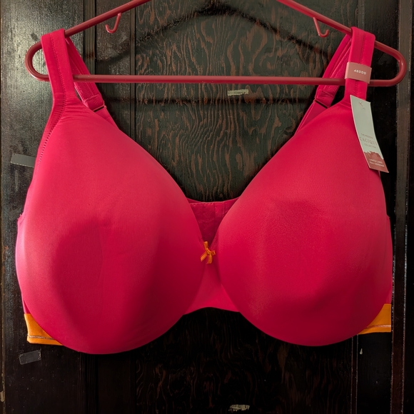Lane Bryant Bold Pink and Orange Bra - Picture 1 of 3